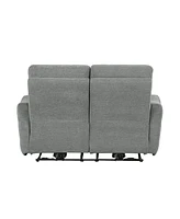 White Label Bronagh 57" Power Double Reclining Loveseat