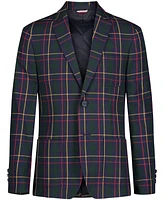 Tommy Hilfiger Big Boys Brushed Huntsman Plaid Blazer