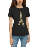 Karl Lagerfeld Paris Women's Eiffel Tower T-Shirt, Regular & Petites