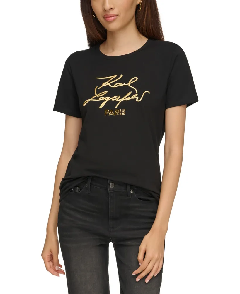 Calvin Klein Short-Sleeve Relaxed Monogram Logo Graphic T-Shirt