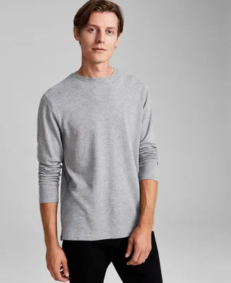 And Now This Men's Regular-Fit Ottoman Ribbed Long-Sleeve T-Shirt, Created for Macy's