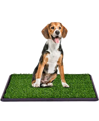 30''x20'' Puppy Pet Potty Training Pee Indoor Toilet Dog Grass Pad Mat Turf Patch