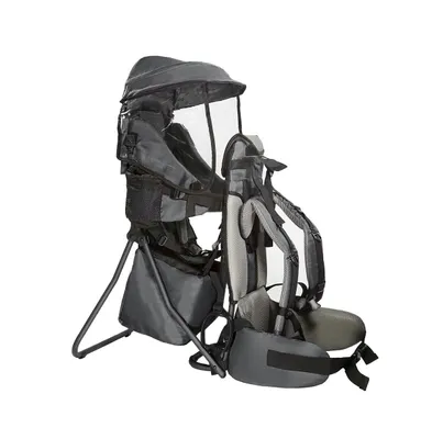 ClevrPlus Cc Hiking Child Carrier Baby Backpack Camping for Toddler Kid, Grey