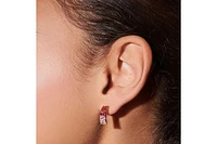 Women's Gradient Crystal Stud Earrings