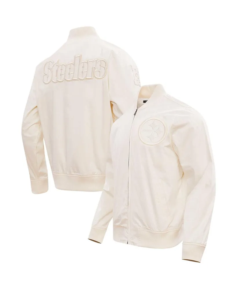 Tommy Bahama Men's Tommy Bahama Gray Pittsburgh Steelers On Deck IslandZone  Half-Zip Jacket