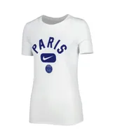 Women's Nike White Paris Saint-Germain Lockup Legend Performance T-shirt