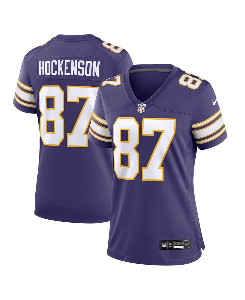 Nike Women's T.j. Hockenson Minnesota Vikings Alternate Game Player Jersey