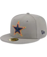 Men's New Era Gray Dallas Cowboys Super Bowl Xxviii Color Pack Multi 59FIFTY Fitted Hat