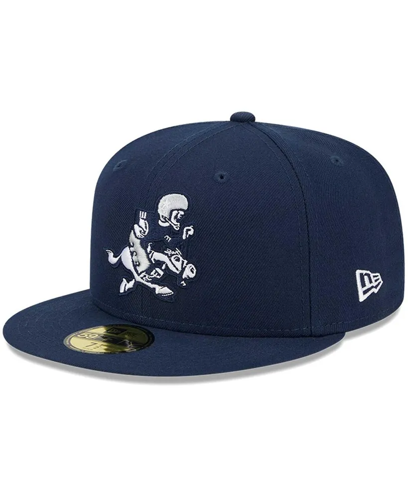 Men's New Era Navy Dallas Cowboys Retro Joe Main 59FIFTY Fitted Hat