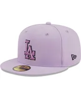 Men's New Era Lavender Los Angeles Dodgers 59FIFTY Fitted Hat