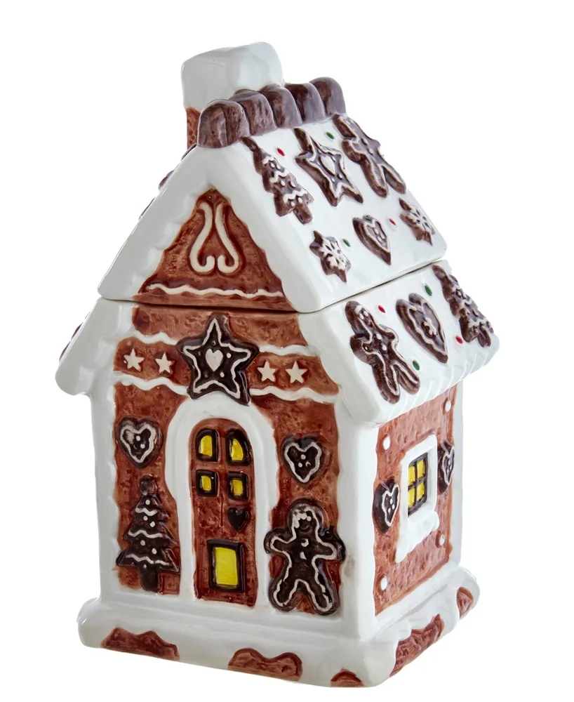 Kurt Adler 10.2" Gingerbread House Cookie Jar