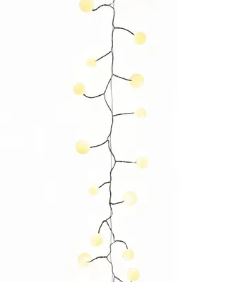 Kurt Adler 100-Light 8' Warm Led Bead Cluster Garland