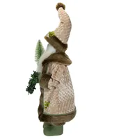 Kurt Adler 18" Sage and Neutral Santa Table Piece