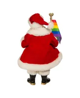 Kurt Adler 10" Fabriche Pride Santa