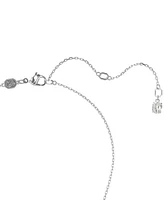 Swarovski Rhodium-Plated Mixed Crystal Pendant Necklace & Stud Earrings Set