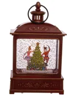 Kurt Adler 8" Battery-Operated Lit Nutcracker Swirl Water Lantern