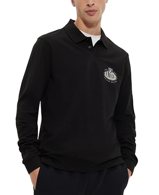 Boss by Hugo Men's x Nfl Long-Sleeved Polo Shirt