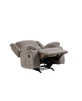 Furniture of America Hodge 42" Chenille Manual Recliner Chair