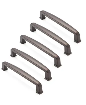 Cauldham Pack Solid Kitchen Cabinet Handles (5" Hole Centers) - Drawer/Door Hardware - Style T765