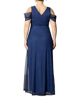 Women's Plus Seraphina Mesh Gown