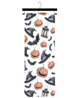 Kate Aurora Halloween Spooky Jack O' Lanterns Bats & Witch Hats Ultra Soft & Plush Oversized Accent Throw Blanket - 50 in. W x 70 in. L