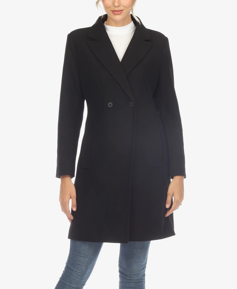 White Mark Women's Classic Walker Coat