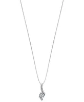 Sirena Diamond Pendant Necklace (3/8 ct. t.w.) in 14k White Gold