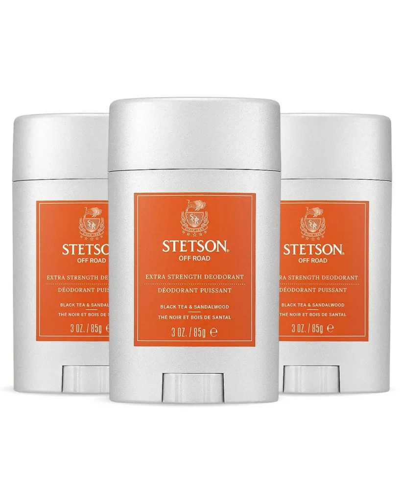 Scent Beauty Heavy Duty Deodorant - 3 Pack - Stetson Off