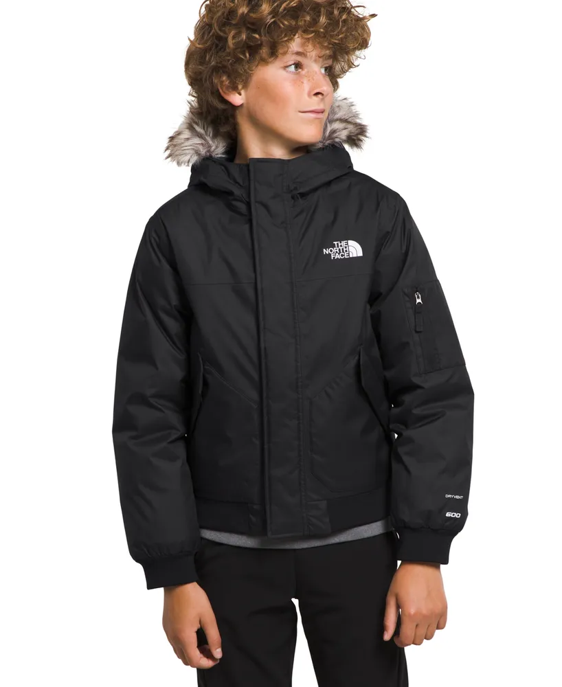 The North Face Big Boys North Down Fleece Lined Hooded Parka - Macy's