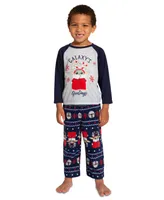 Briefly Stated Matching Little Boys and Girls 2-Piece Mandalorian Long-Sleeve Pajama Set