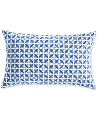 Charter Club Damask Designs Foulard Geo Decorative Pillow, 14" x 20", Created for Macy's