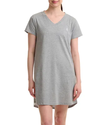 Tommy Hilfiger Women's V-Neck Short-Sleeve Sleepshirt