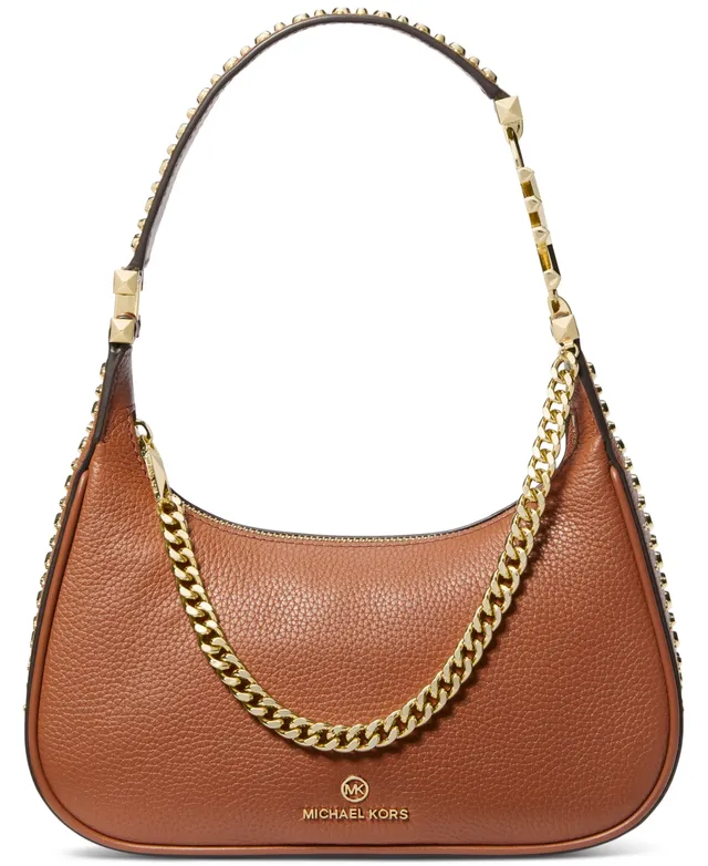 Michael Kors Piper Studded Small Leather Pouchette - Macy's