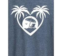 Hybrid Apparel Trendy Plus Palm Tree Graphic T-Shirt