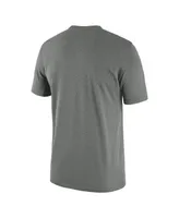 Men's Nike Heather Gray Atlanta Hawks 2023/24 Sideline Legend Performance Practice T-shirt