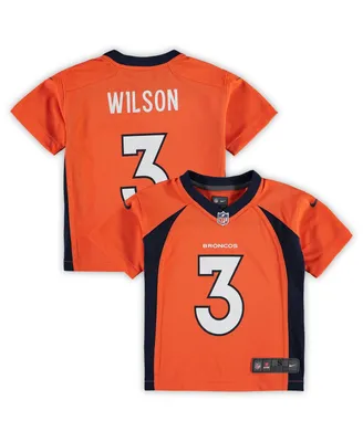Preschool Boys and Girls Nike Russell Wilson Orange Denver Broncos Game Jersey