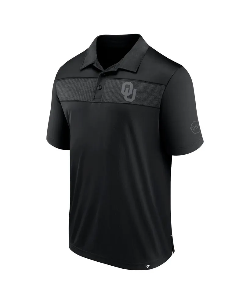 Men's Fanatics Black Oklahoma Sooners Oht Military-Inspired Appreciation Polo Shirt