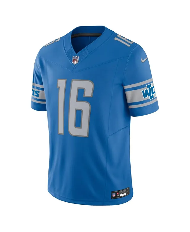 Lids Aidan Hutchinson Detroit Lions Majestic Threads Name & Number Raglan  3/4 Sleeve T-Shirt - Cream/Blue