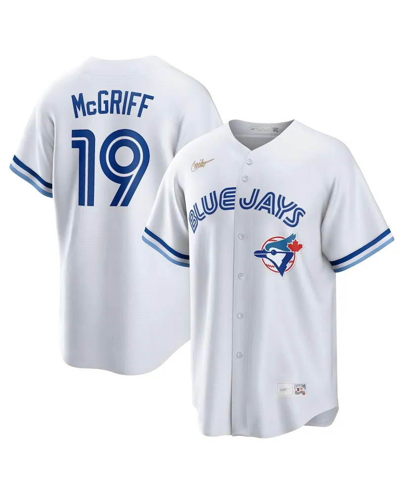 Men's Nike Fred McGriff White Toronto Blue Jays Cooperstown Collection 2023 Hall of Fame Inline Replica Jersey