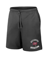 Men's Nfl x Darius Rucker Collection by Fanatics Pewter Tampa Bay Buccaneers Washed Shorts