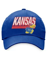 Men's Top of the World Royal Kansas Jayhawks Slice Adjustable Hat