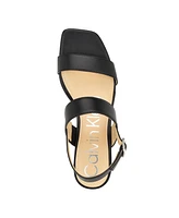 Calvin Klein Women's Kayor Strappy Open Toe Wedge Sandals