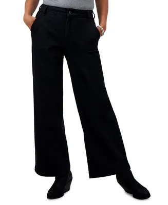 Style & Co Petite High-Rise Wide-Leg Jeans, Created for Macy's