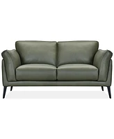 Keery 70" Leather Loveseat, Created for Macy's