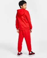 Nike Big Kids Sportswear Club Fleece Hoodie Jogger Pants Court Borough Low Recraft Sneakers From Finish Line