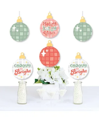 Groovy Christmas - Disco Ball Ornaments Diy Pastel Holiday Essentials - 20 Ct - Assorted Pre