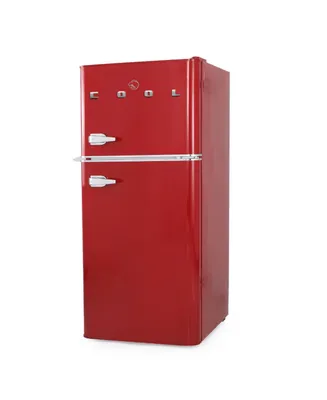 Commercial Cool 4.5 Cu. Ft. Tm Retro Refrigerator,Red