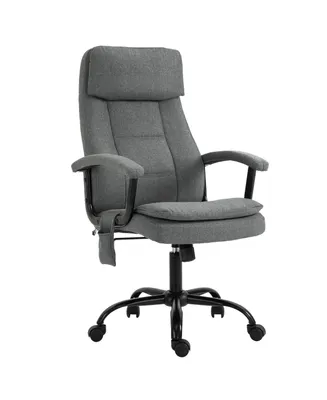Vinsetto Executive Ergonomic Massage Office Chair with 2-Point Lumbar Massage
