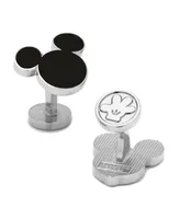 Disney Men's Mickey Mouse Silhouette Cufflinks and Stud Set, 6 Piece Set