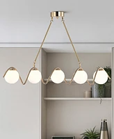 Dazzle 36" 5-Light Indoor Chandelier with Light Kit